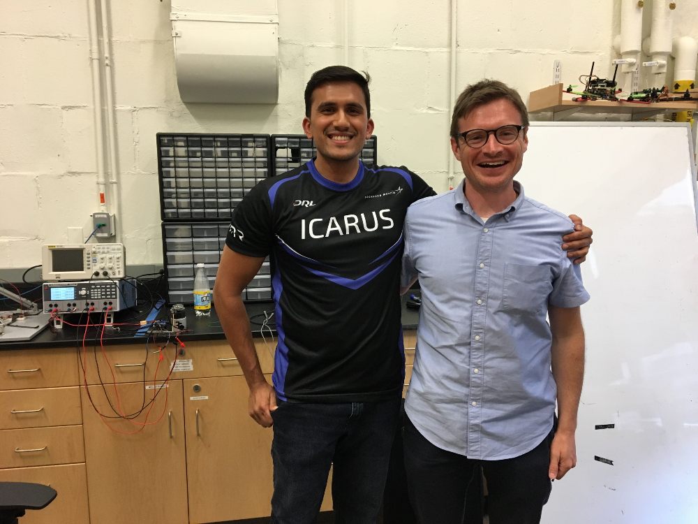 Georgia Tech's Manan Gandhi and Tech Briefs' Billy Hurley